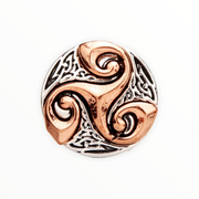 Metal hairpin click / chunk button 051 - golf - buttons