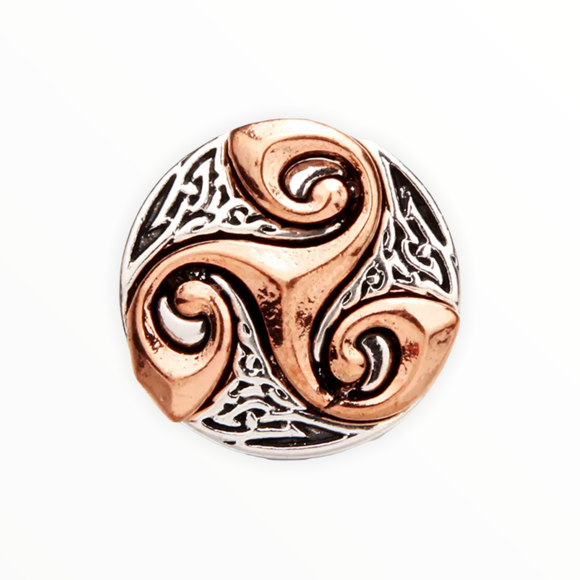 Metal hairpin click / chunk button 051 - golf - buttons