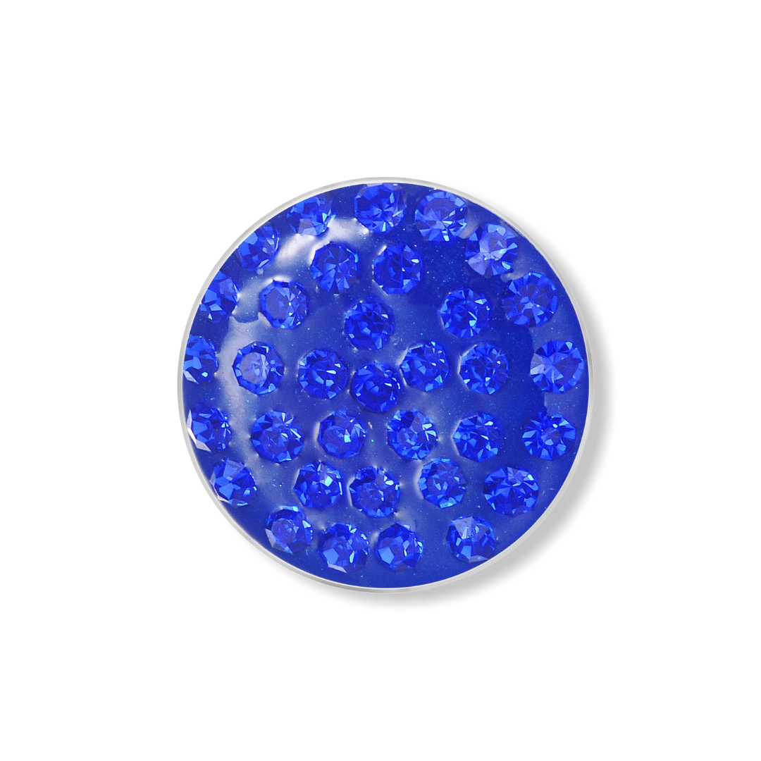 Metal hairpin click / chunk button 0550 - blauw - buttons