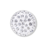 Metal hairpin click / chunk button 0550 - wit - buttons