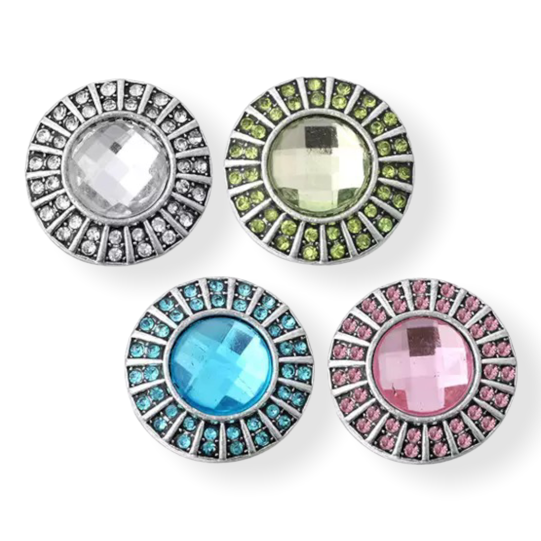 Metal hairpin click / chunk button 065. - buttons