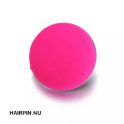 Metal hairpin click / chunk button 068 - fluorroze - buttons