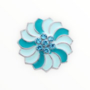 Metal hairpin click / chunk button 072. - buttons