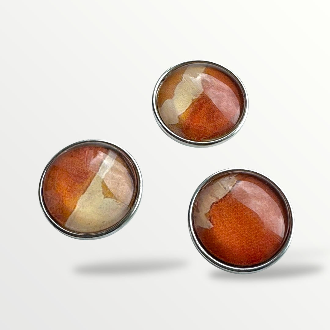 Metal hairpin click / chunk button 076 - buttons