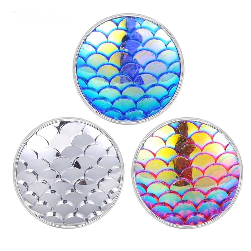 Metal hairpin click / chunk button 086 - buttons