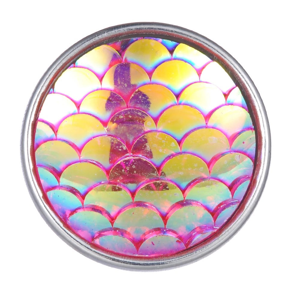 Metal hairpin click / chunk button 086 - goud - buttons