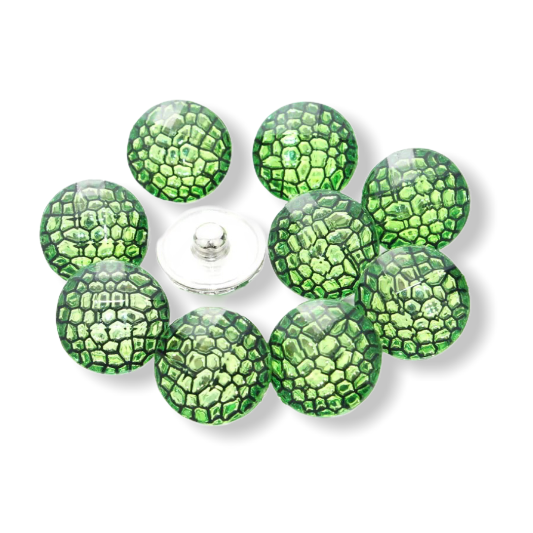 Metal hairpin click / chunk button 088 - buttons