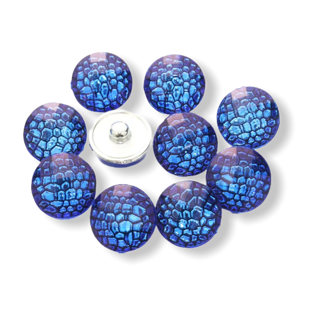 Metal hairpin click / chunk button 088 - buttons