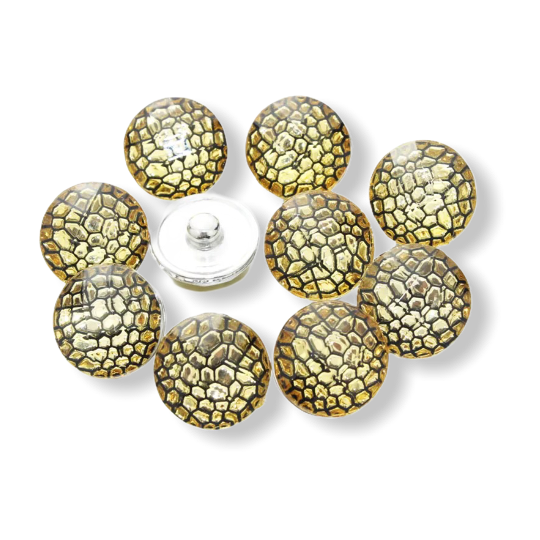 Metal hairpin click / chunk button 088 - buttons