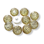 Metal hairpin click / chunk button 088 - buttons