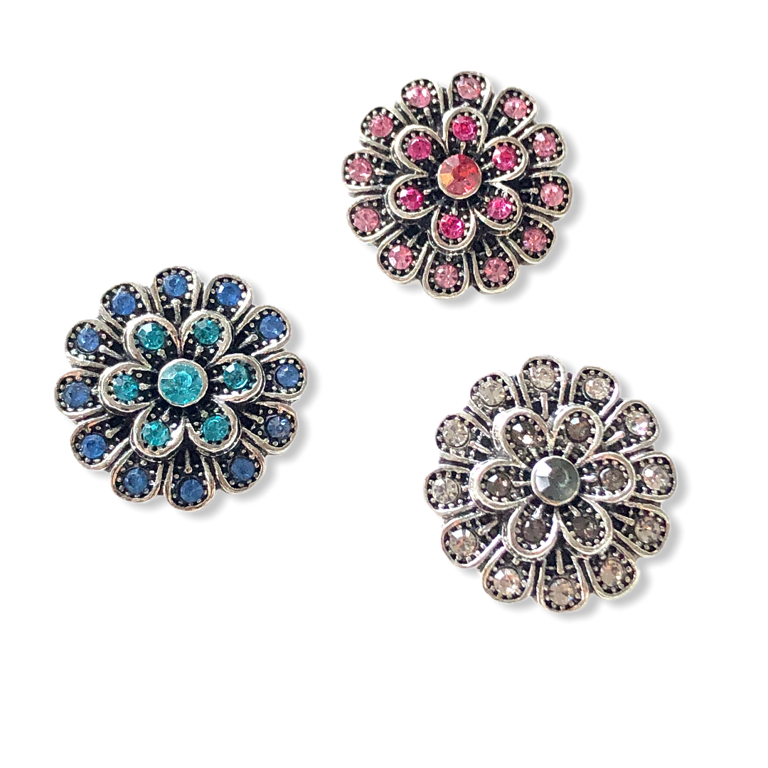 Metal hairpin click / chunk button 096 - buttons