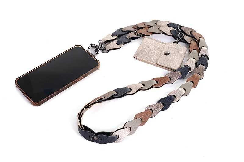 Telefoonkoord met portemonneetje Mix color