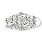 Mondkapje dalmatti zwart/wit