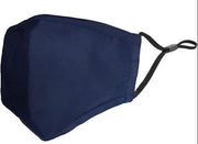 Mondkapje effen blauw