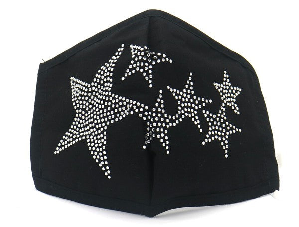 Mondkapje strass stars