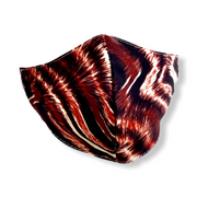 Mondkapje tiger donkerroze