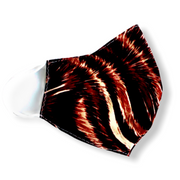 Mondkapje tiger donkerroze