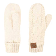 Naturel edmonton wanten met warme fleece voering - wanten