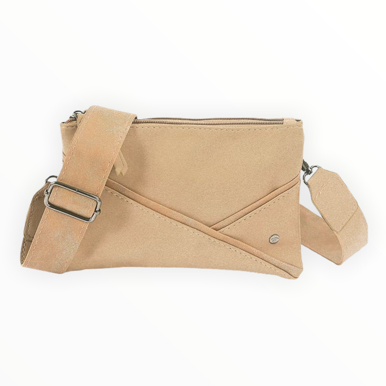 Naturel schouder / crossbody tasje evian - handtassen