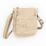 Naturel teddy schoudertasje / crossbody askim - heuptasjes