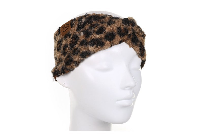 Panter winterhaarband ‘posada’ camel voor de perfecte look! - haarband