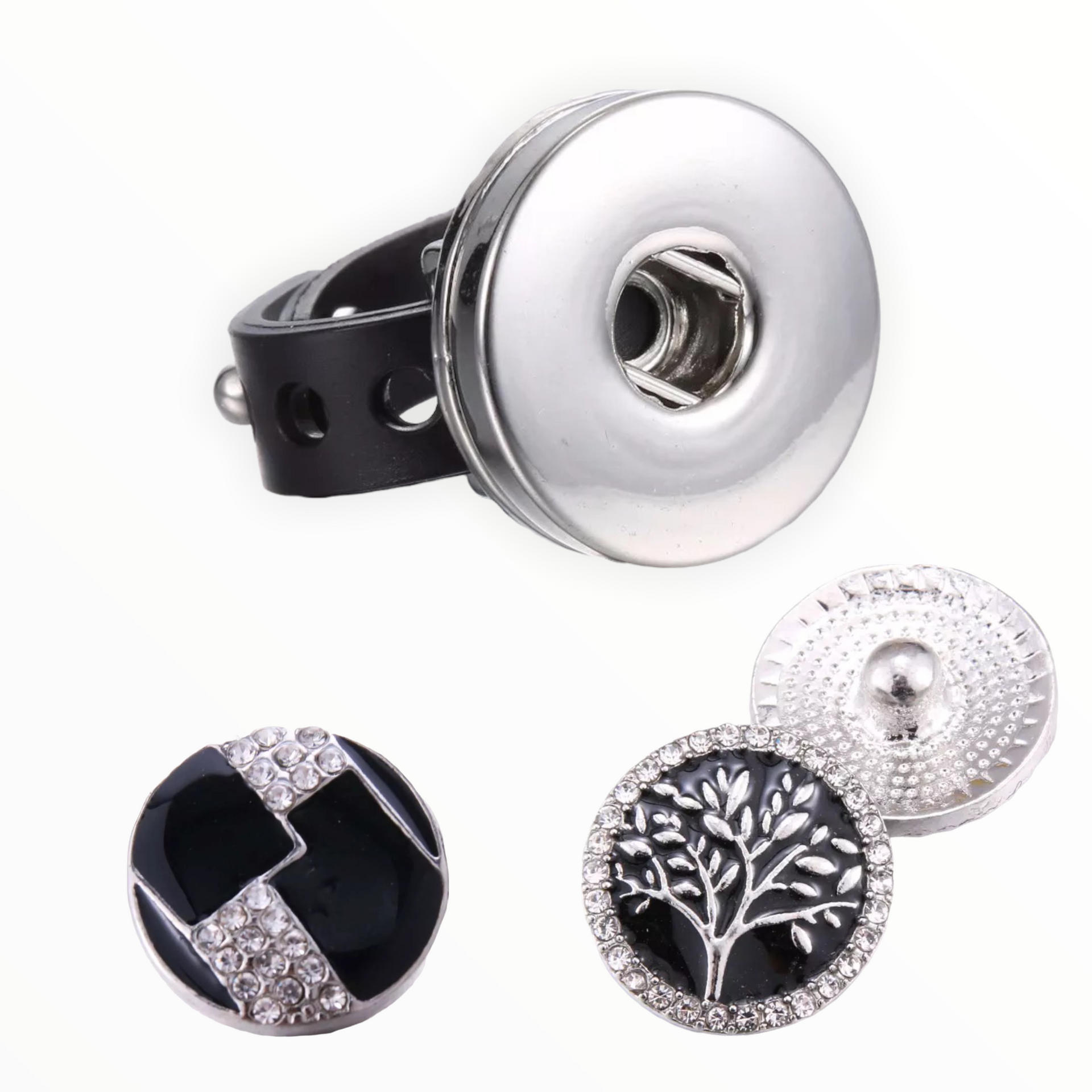 Ring voor click buttons - verstelbaar