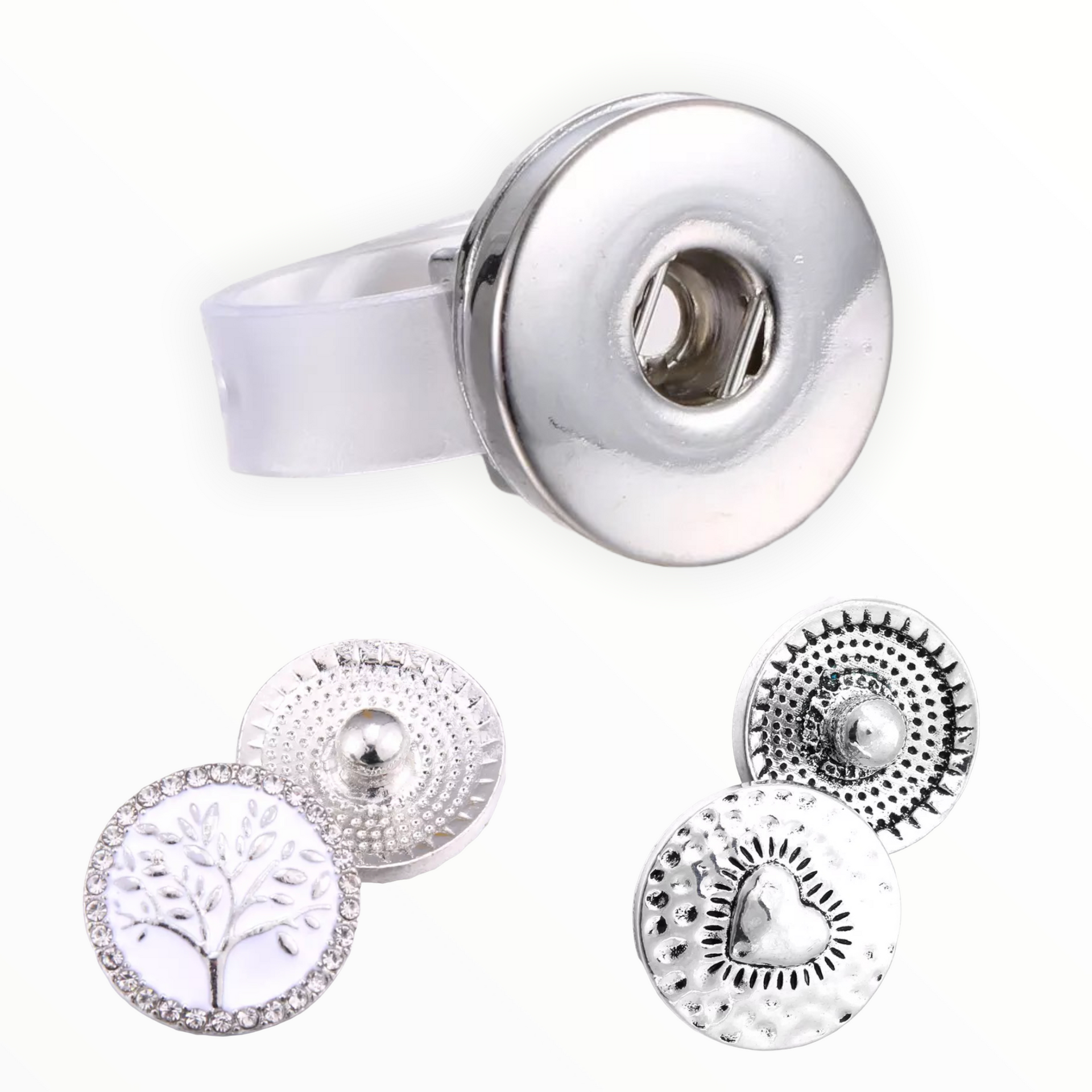 Ring voor click buttons - verstelbaar