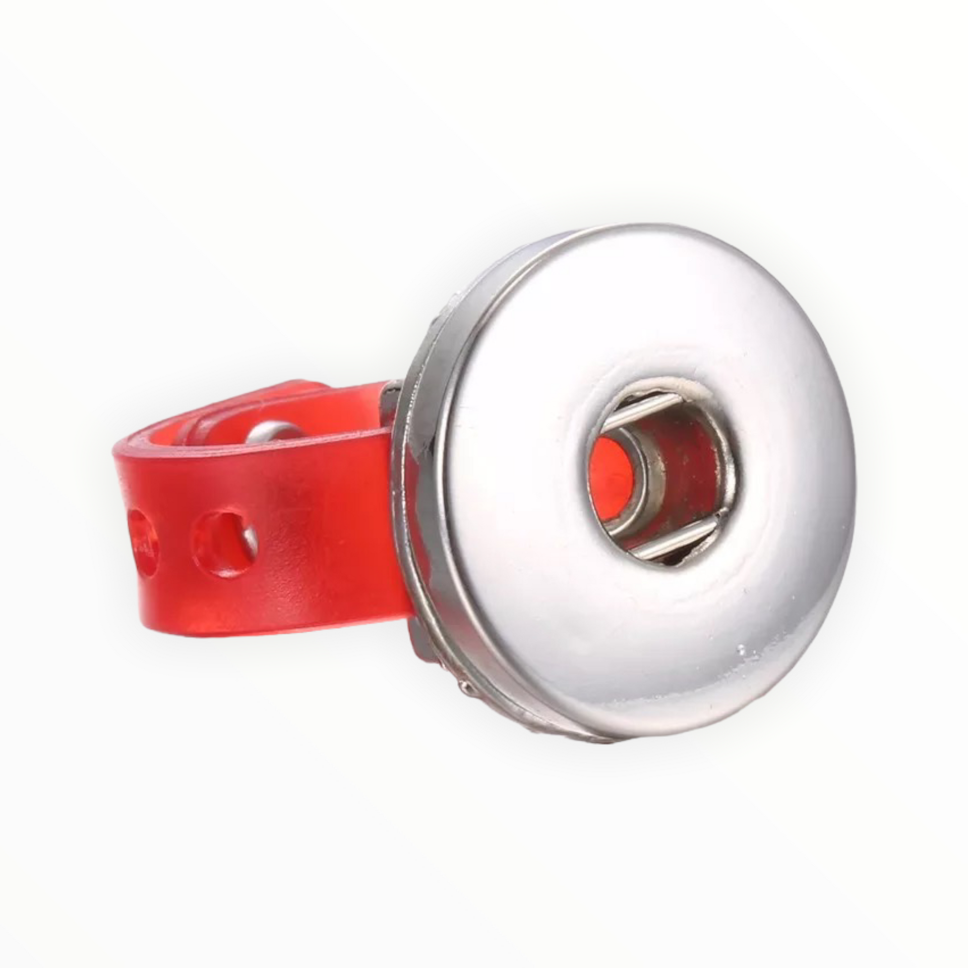 Ring voor click buttons - verstelbaar - rood