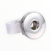 Ring voor click buttons - verstelbaar - wit