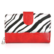 Rood zwart/wit klein tasje / portemonnee je - tas