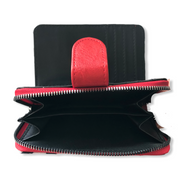 Rood zwart/wit klein tasje / portemonnee je - tas