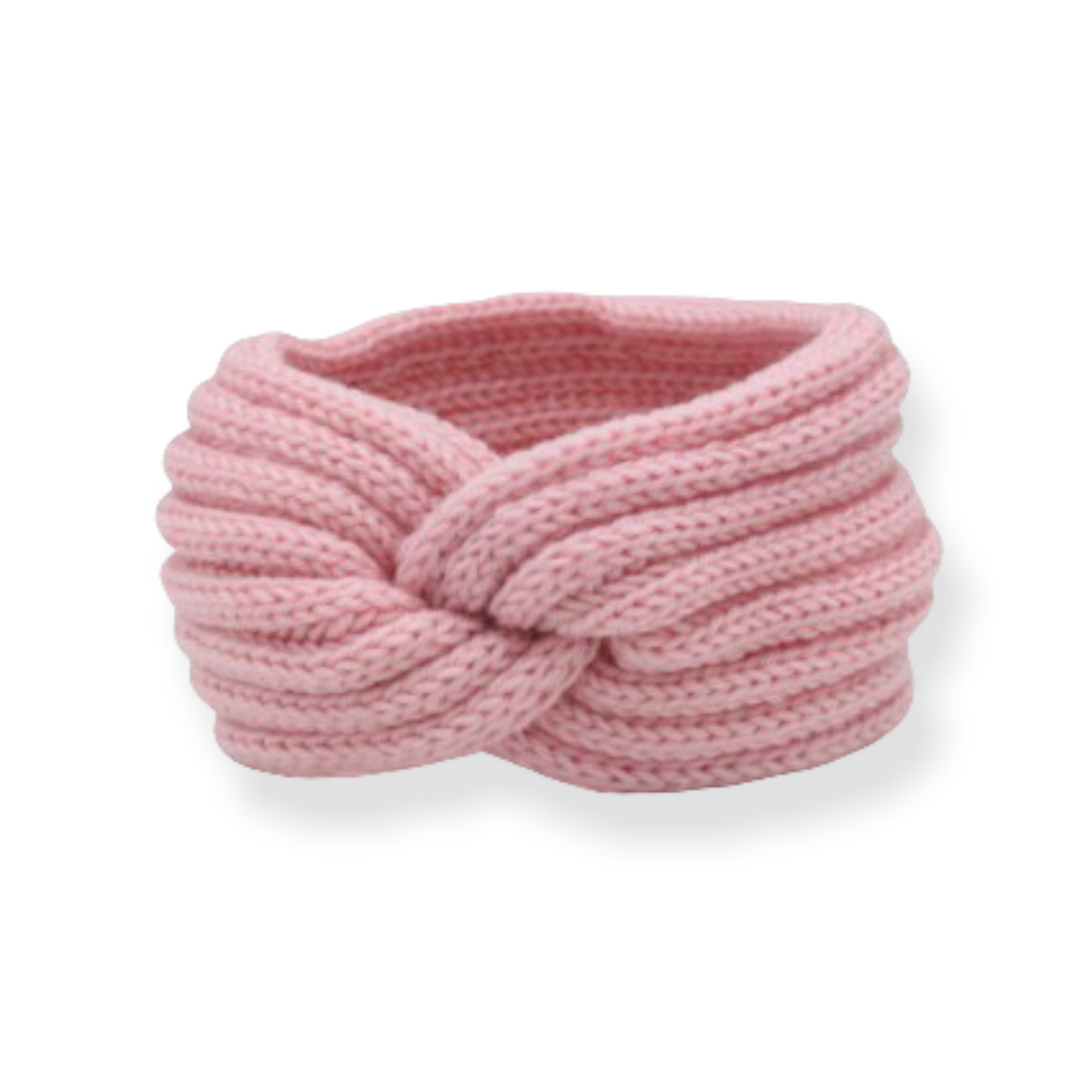 Roze haarband oorwarmer