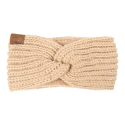 Sand haarband ottowa met fleecevoering - haarband