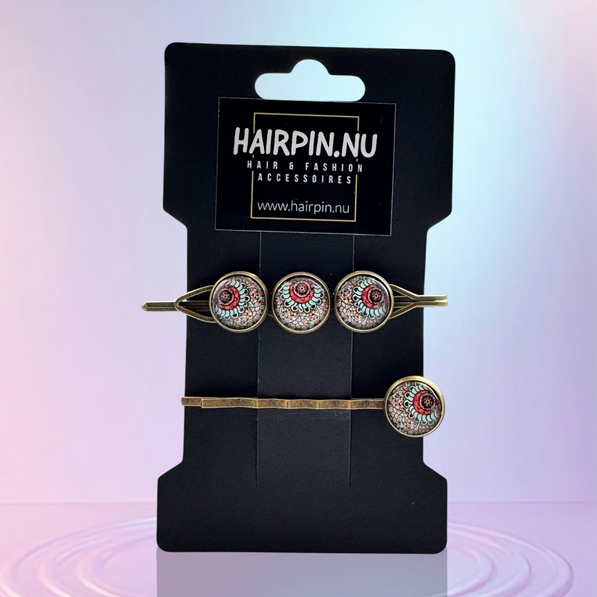 Schuifspeld setje ibizastyle - haarspelden