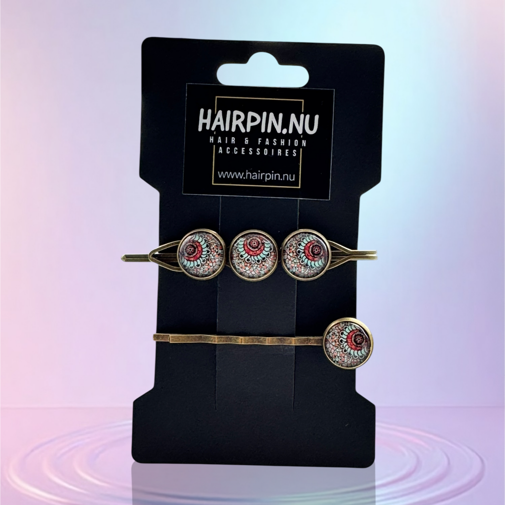 Schuifspeld setje ibizastyle - haarspelden
