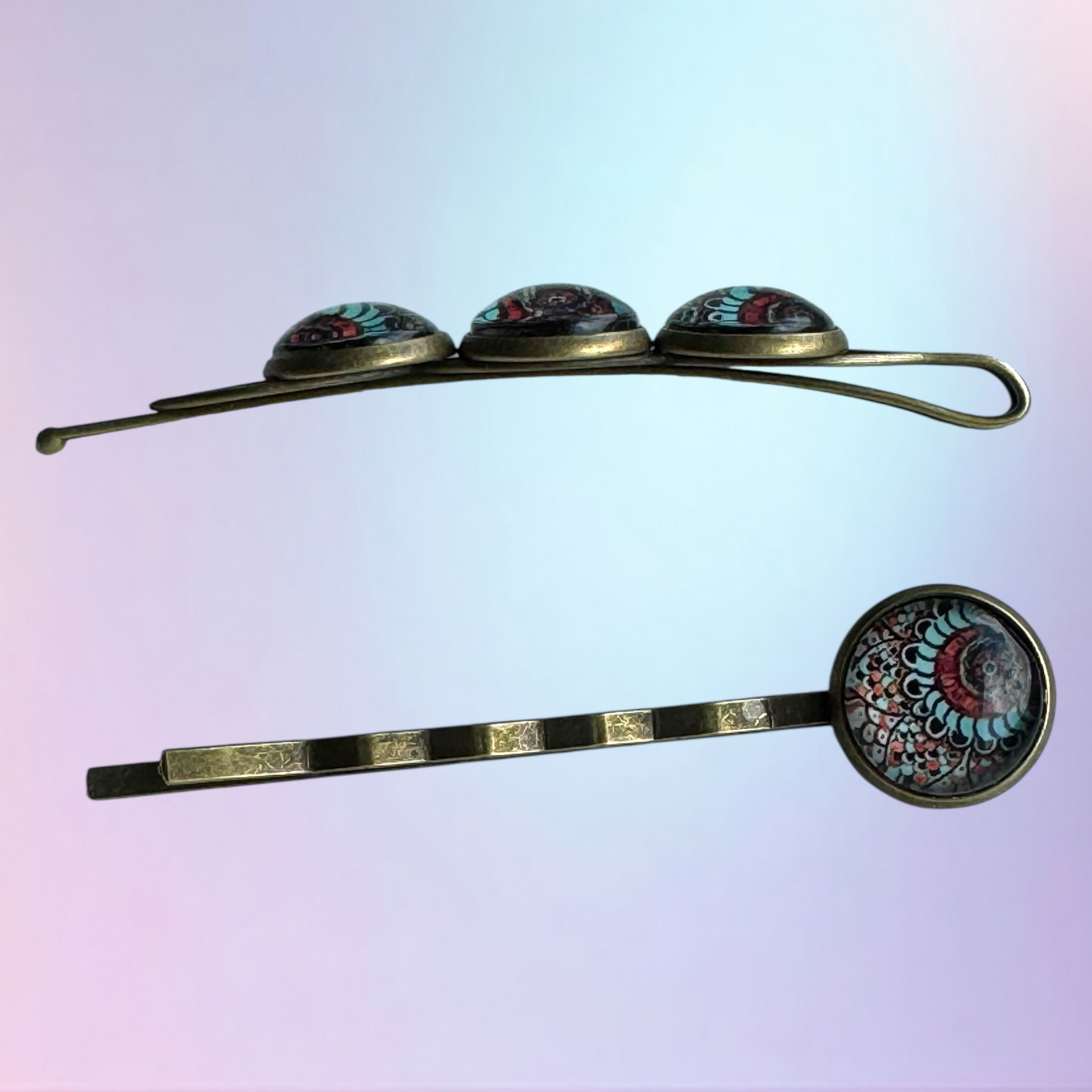 Schuifspeld setje ibizastyle - haarspelden