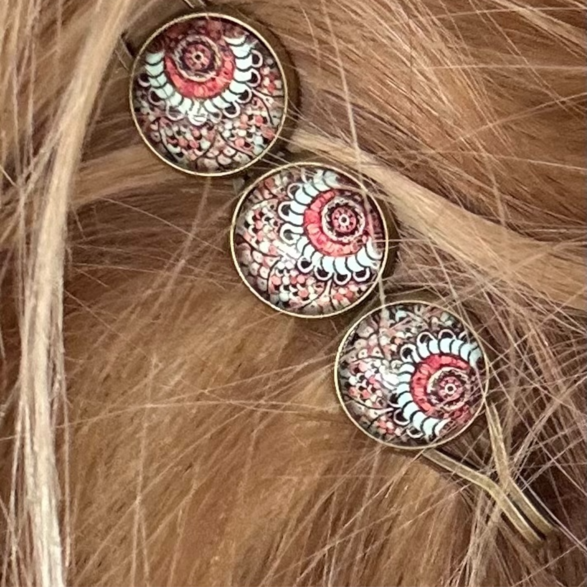 Schuifspeld setje ibizastyle - haarspelden