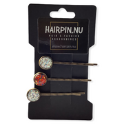 Schuifspeldjes color hairclip 3 stuks