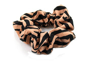 Scrunchie camel streep