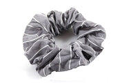 Scrunchie grijs / wit