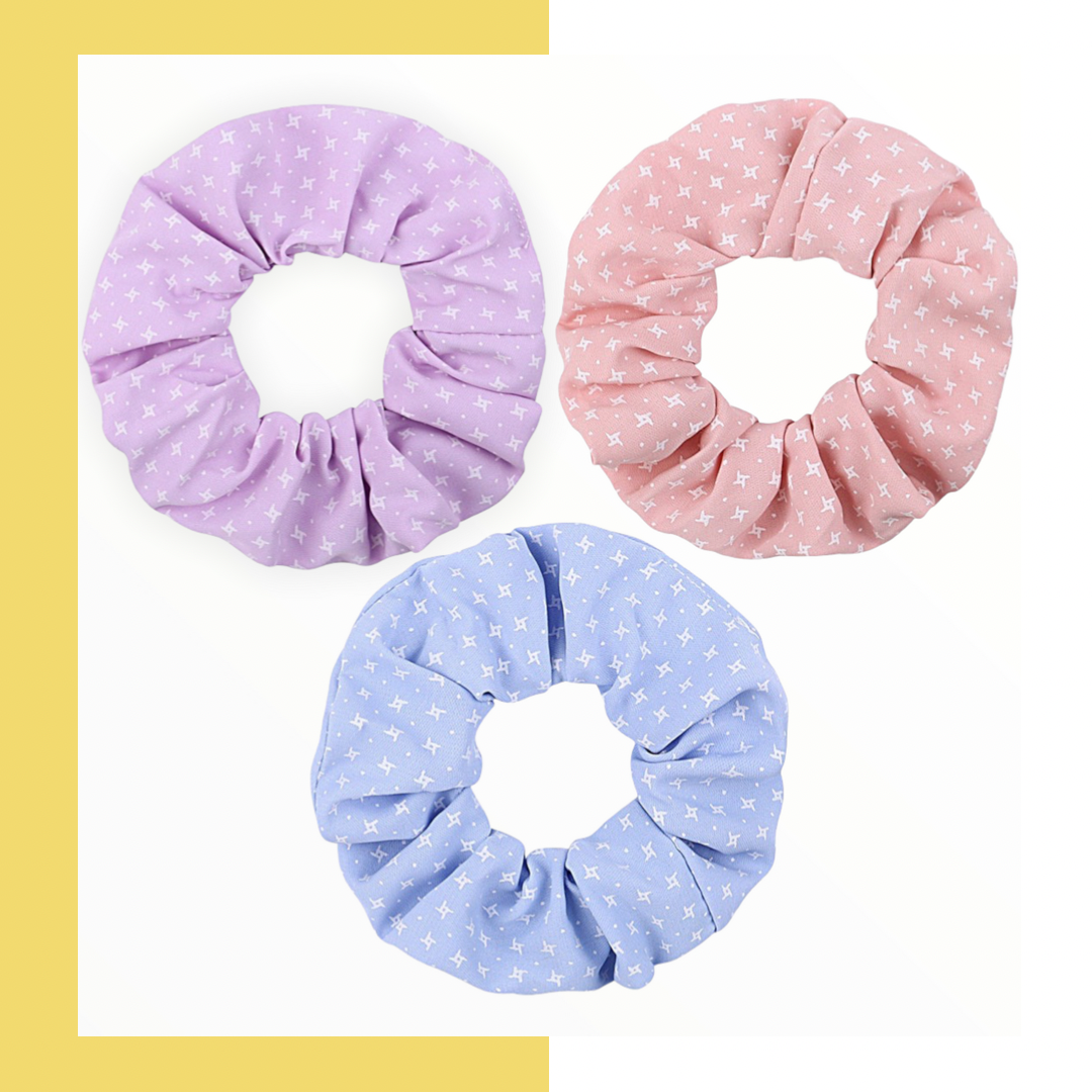 Scrunchie set summer combi 3 stuks - haaraccessoire