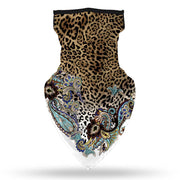 Sjaal geschikt als mondkapje met neusbrug model print - mondkapje