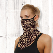 Sjaal geschikt als mondkapje met neusbrug model tijger - mondkapje