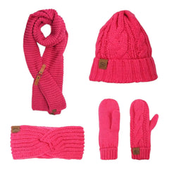 sjaal muts wanten haarbanden