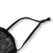 Sjaal met bescherming grijs - mondkapje