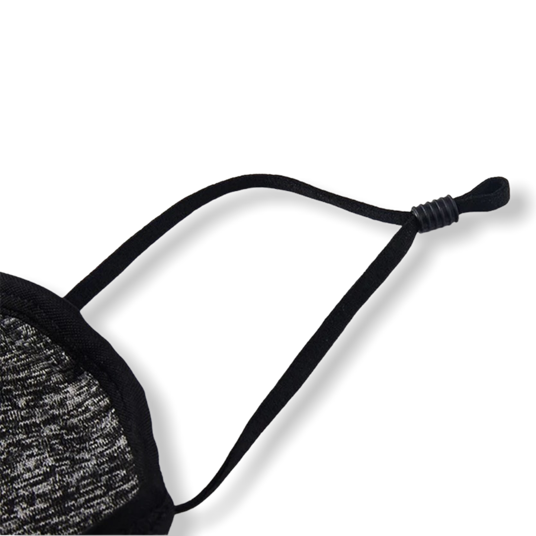 Sjaal met bescherming grijs - mondkapje