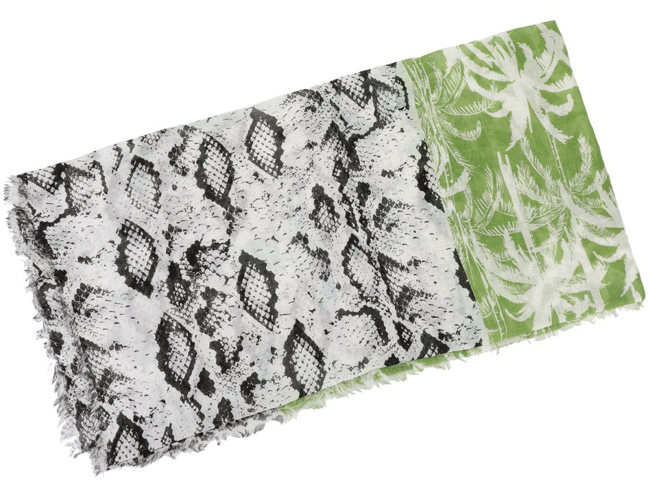 Sjaal snake panter palmtree