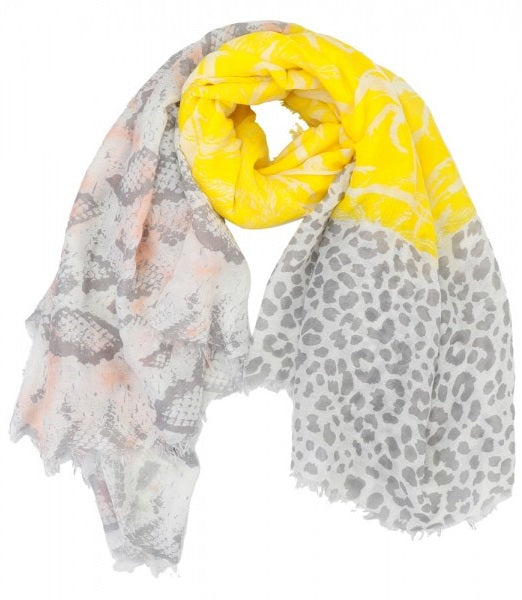 Sjaal snake panter palmtree