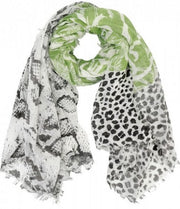 Sjaal snake panter palmtree