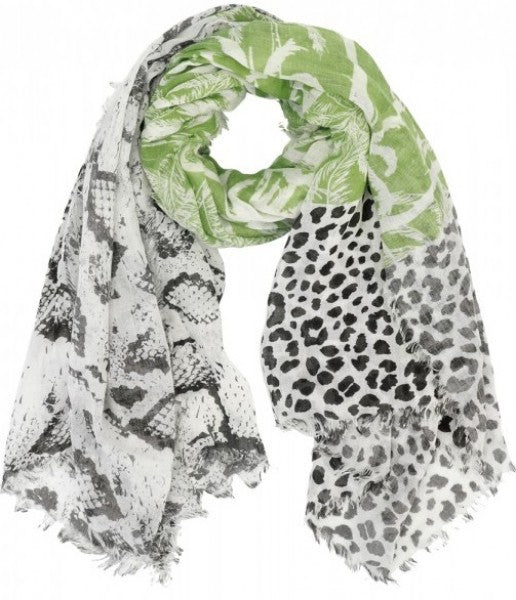 Sjaal snake panter palmtree